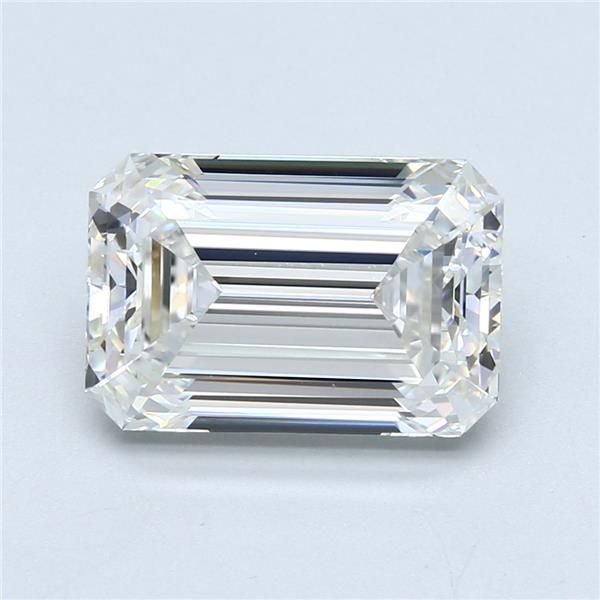 5.01ct F VS1 Excellent Cut Emerald Diamond