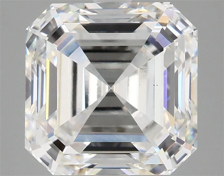 4.74ct E VS2 Rare Carat Ideal Cut Asscher Lab Grown Diamond