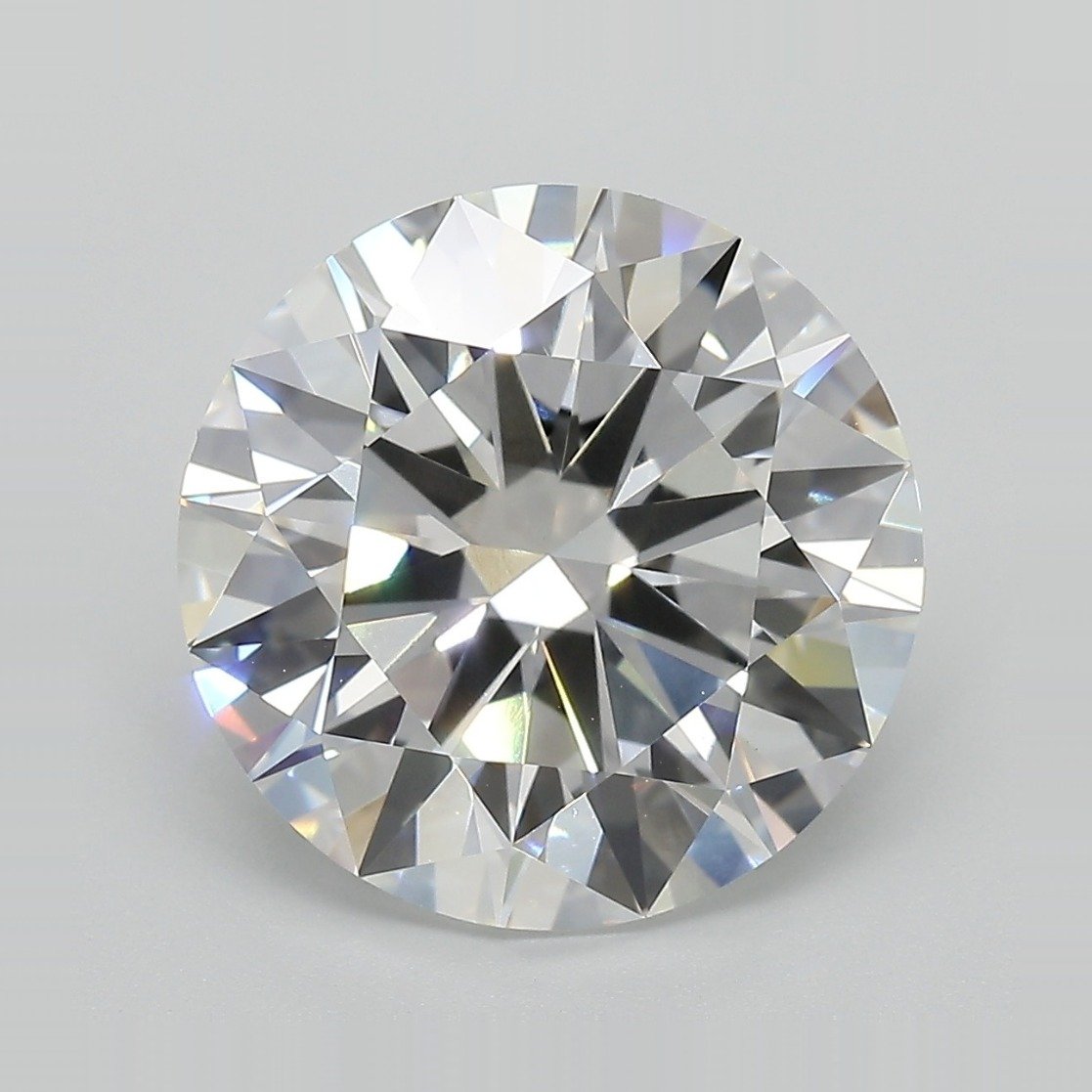6.86ct E VVS2 Rare Carat Ideal Cut Round Lab Grown Diamond
