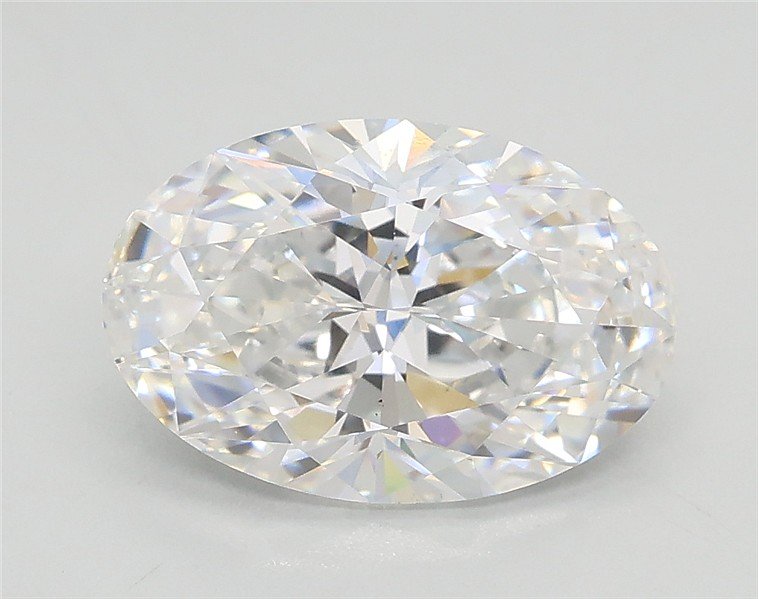 2.02ct D VS1 Rare Carat Ideal Cut Oval Lab Grown Diamond