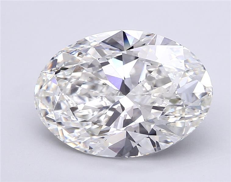 11.92ct F VS2 Rare Carat Ideal Cut Oval Lab Grown Diamond