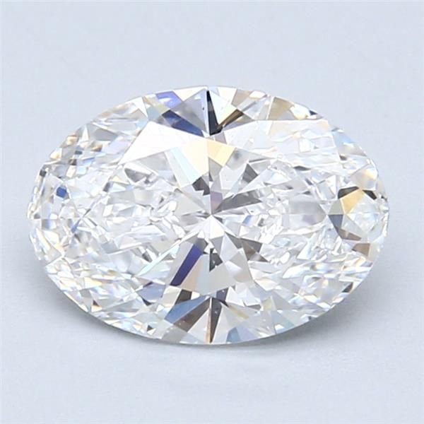 1.83ct D SI1 Rare Carat Ideal Cut Oval Lab Grown Diamond