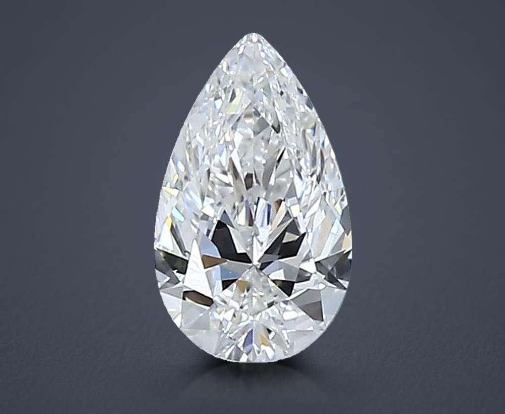 0.53 Carat Pear Natural Diamond