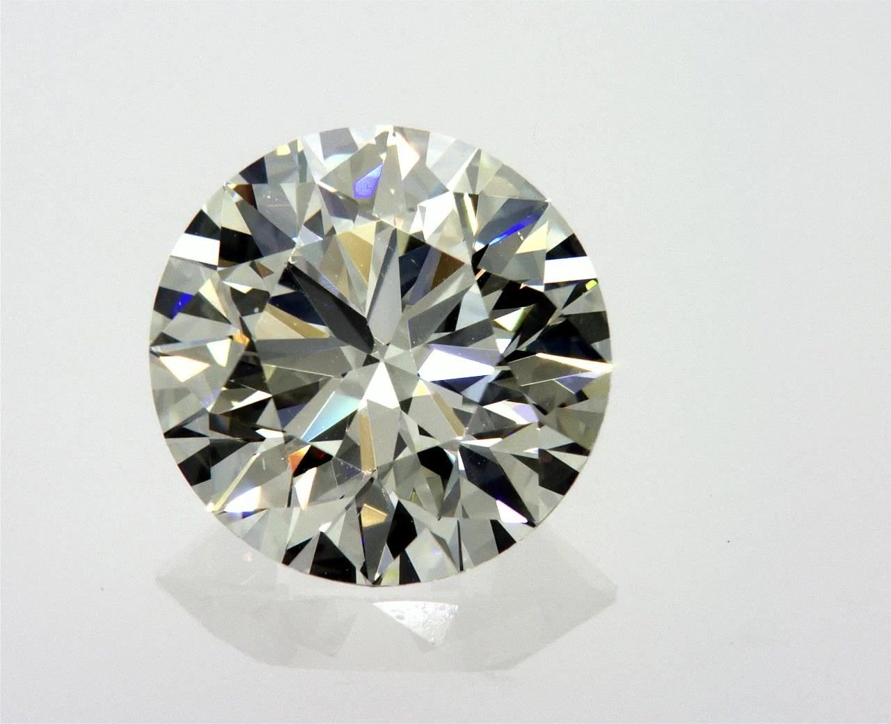 2.01ct K IF Rare Carat Ideal Cut Round Diamond