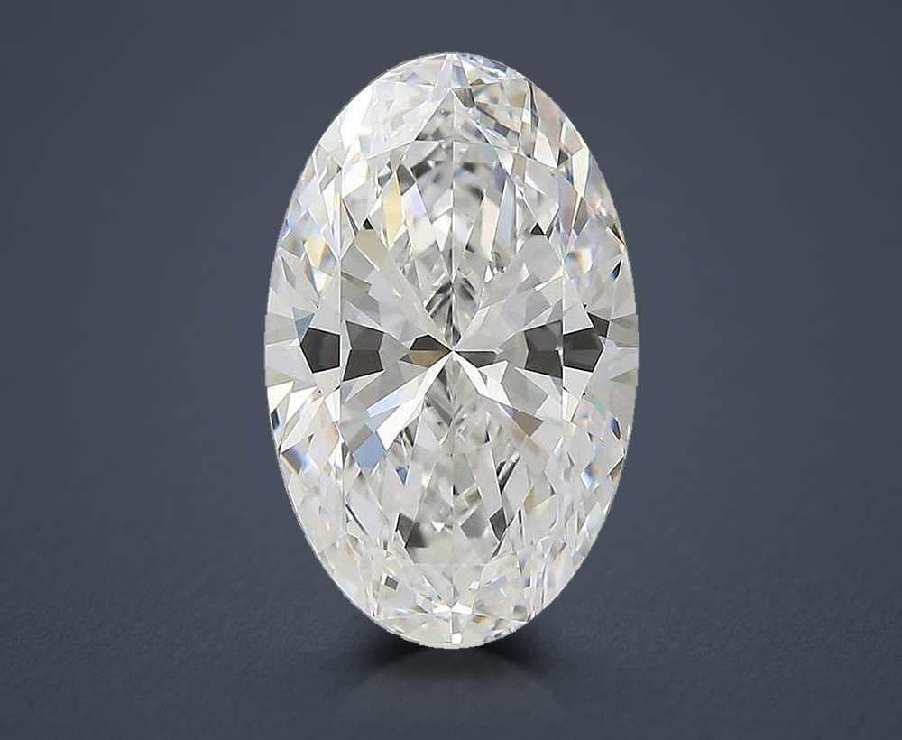 6.56 Carat Oval Lab Diamond