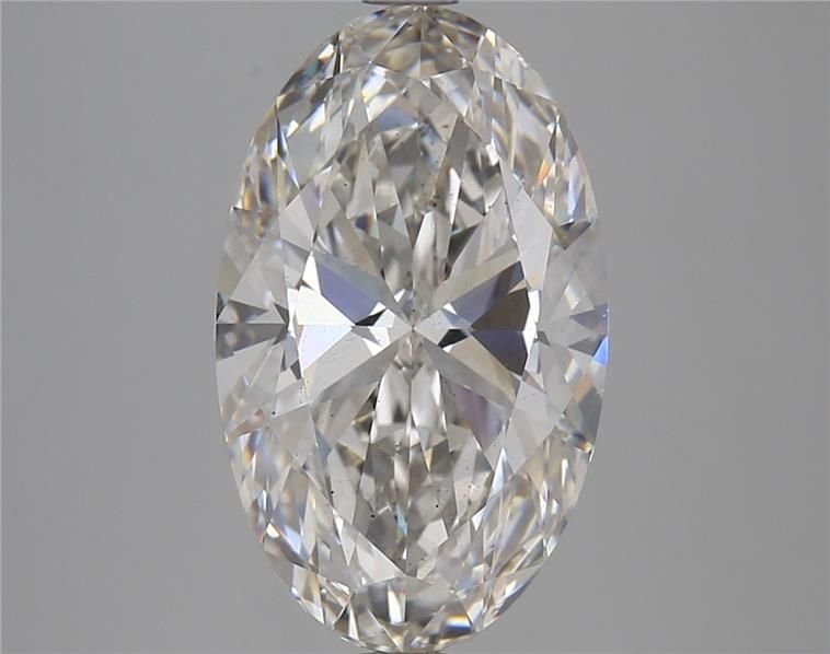 5.12ct H VS2 Rare Carat Ideal Cut Oval Lab Grown Diamond