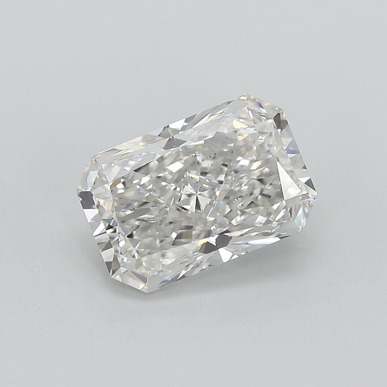 3.04ct F VS2 Rare Carat Ideal Cut Radiant Lab Grown Diamond