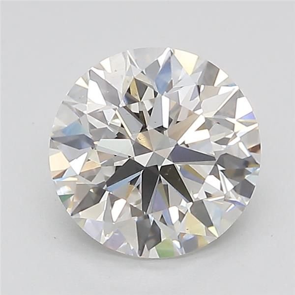 2.02ct F VS2 Rare Carat Ideal Cut Round Lab Grown Diamond