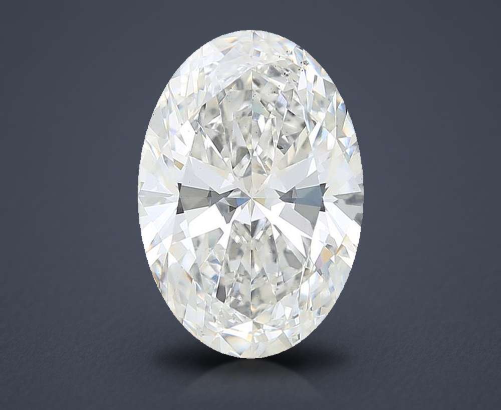 6.86 Carat Oval Lab Diamond