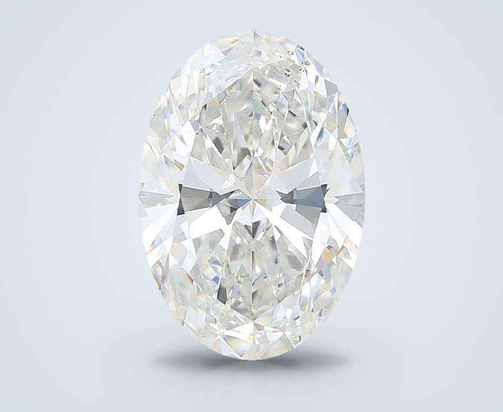 6.86 Carat Oval Lab Diamond