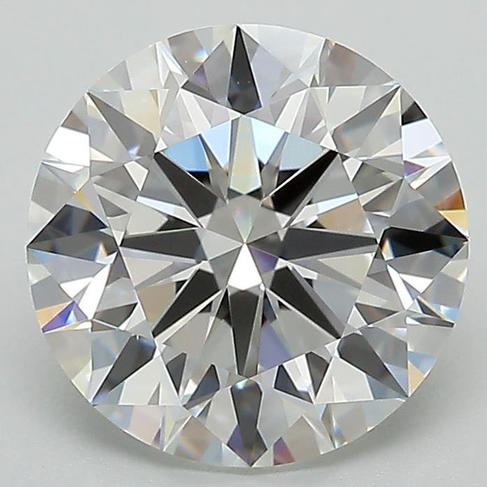 2.71ct E VS1 Rare Carat Ideal Cut Round Lab Grown Diamond