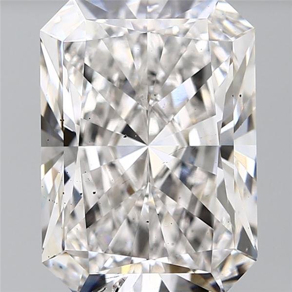 7.01ct G SI1 Rare Carat Ideal Cut Radiant Lab Grown Diamond