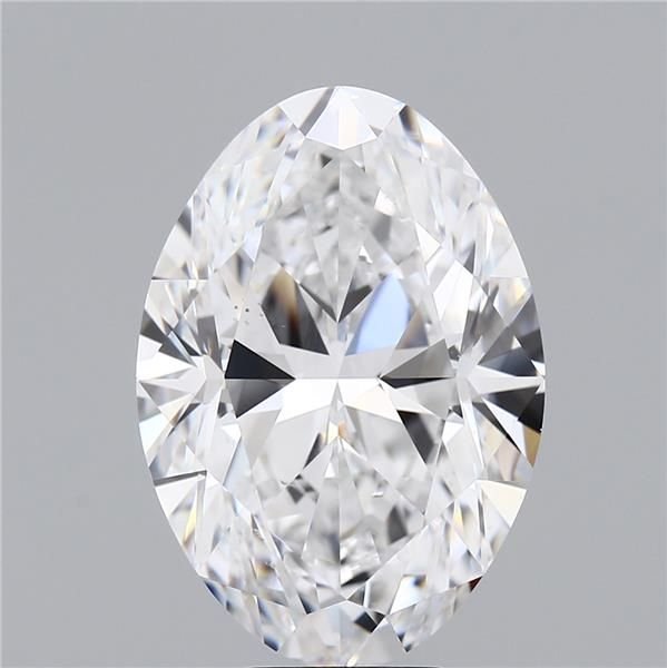 8.01ct D VS2 Rare Carat Ideal Cut Oval Diamond