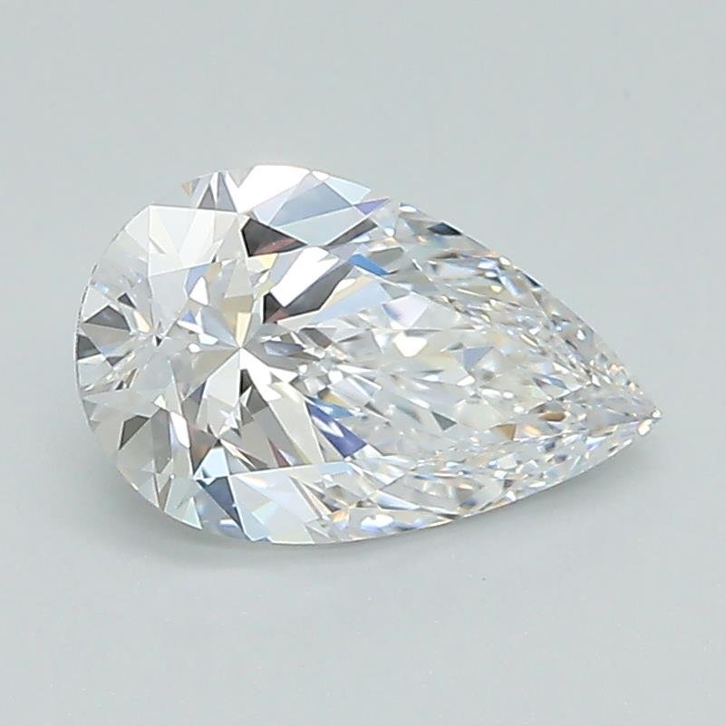 1.08ct D VVS2 Rare Carat Ideal Cut Pear Lab Grown Diamond