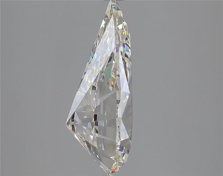 3.72ct H VS2 Rare Carat Ideal Cut Pear Lab Grown Diamond