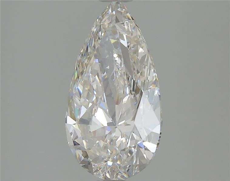 2.72ct H VS2 Rare Carat Ideal Cut Pear Lab Grown Diamond