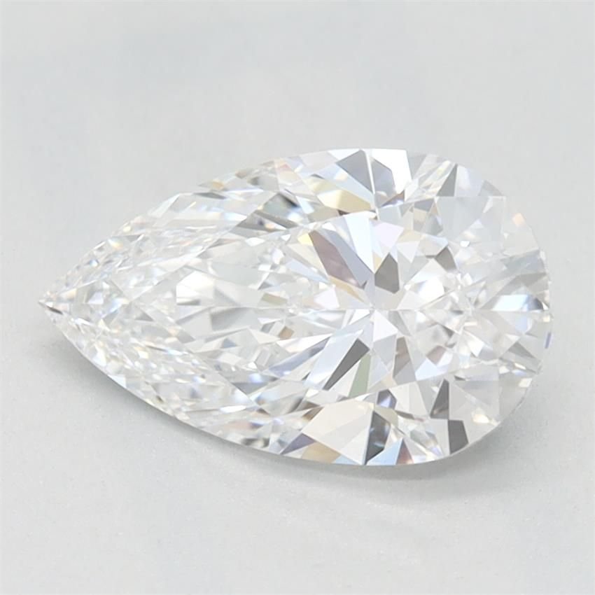 1.15ct D VVS2 Rare Carat Ideal Cut Pear Lab Grown Diamond