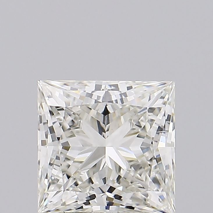 1.69ct H VS2 Rare Carat Ideal Cut Princess Lab Grown Diamond