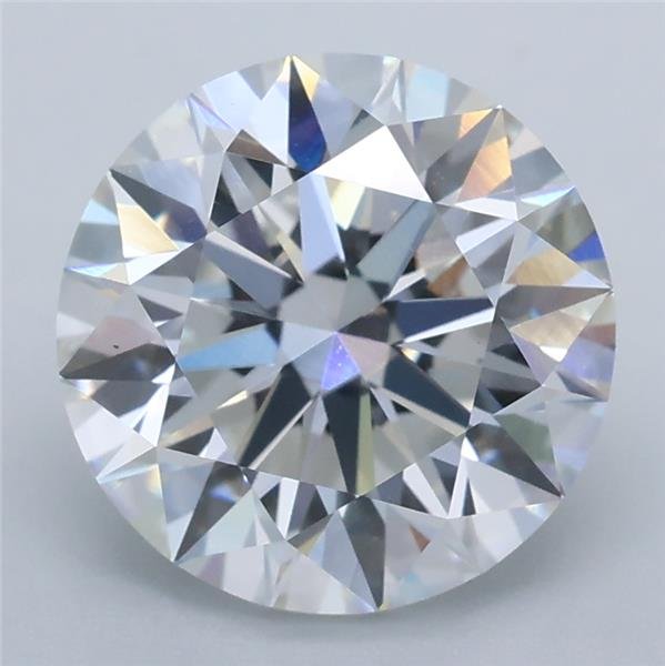 2.59ct E VS1 Rare Carat Ideal Cut Round Lab Grown Diamond