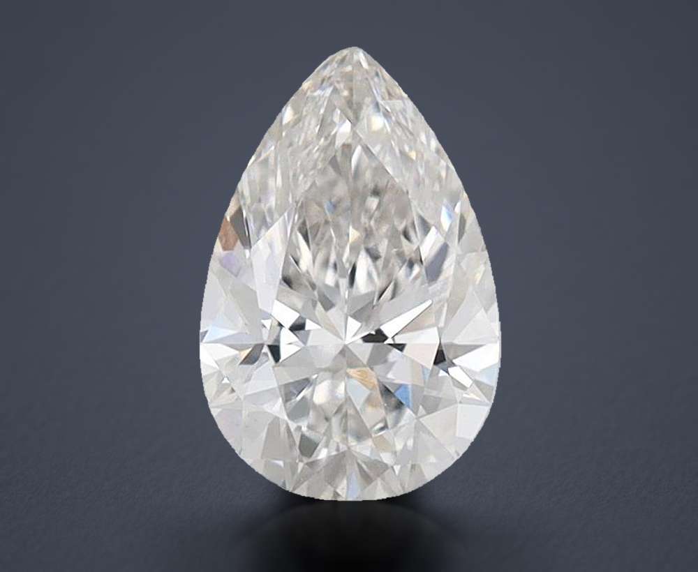 1.00 Carat Pear Lab Diamond