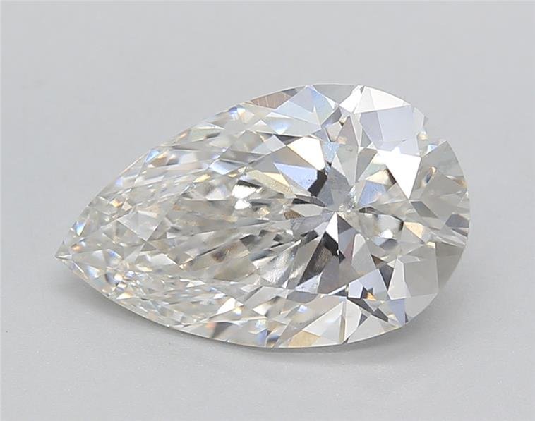 2.70ct G VS1 Rare Carat Ideal Cut Pear Lab Grown Diamond