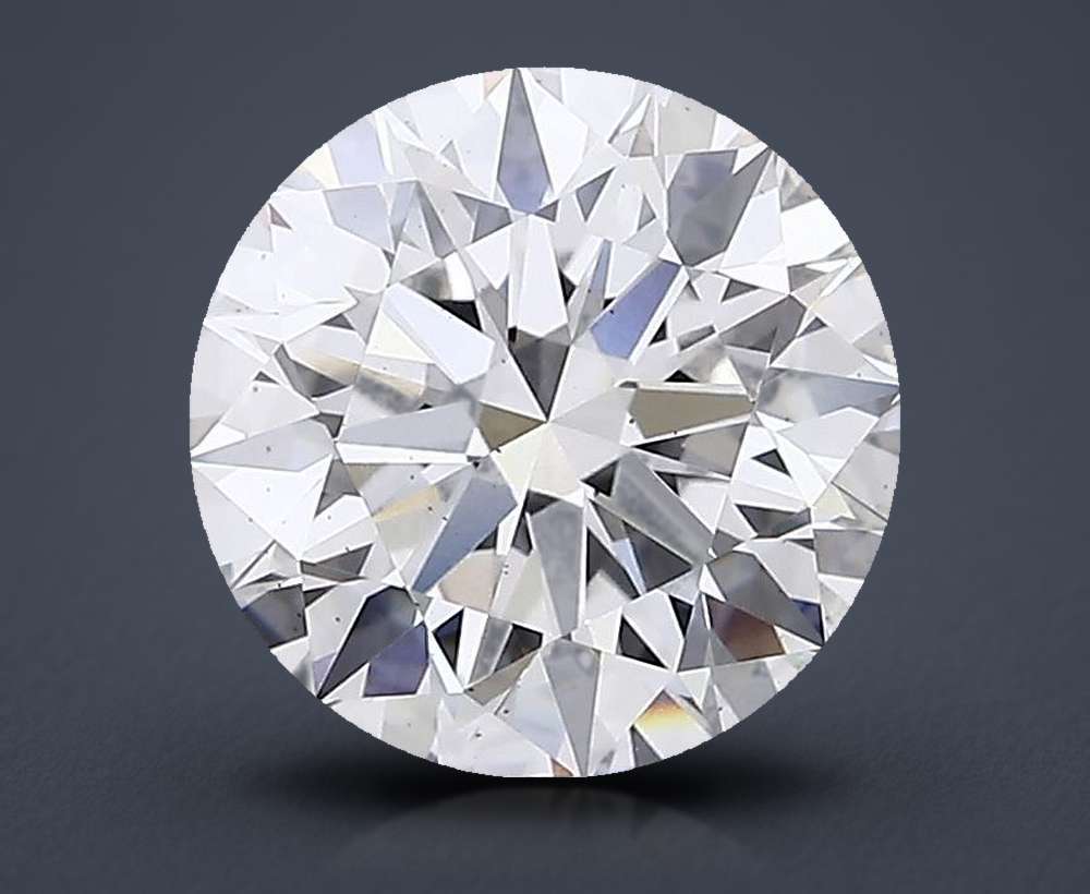 3.21 Carat Round Lab Diamond