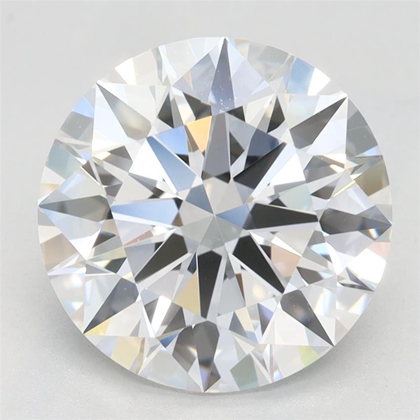 3.36ct D VVS2 Rare Carat Ideal Cut Round Lab Grown Diamond