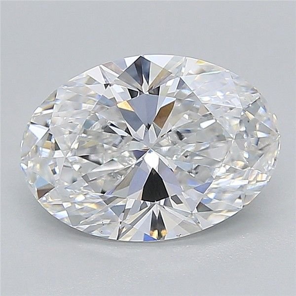 2.03ct D VS1 Rare Carat Ideal Cut Oval Lab Grown Diamond