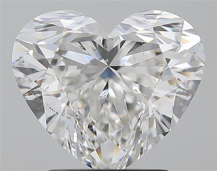 2.31ct G SI2 Rare Carat Ideal Cut Heart Diamond