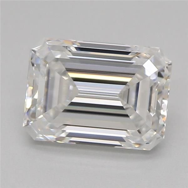 1.07ct D VVS2 Rare Carat Ideal Cut Emerald Lab Grown Diamond