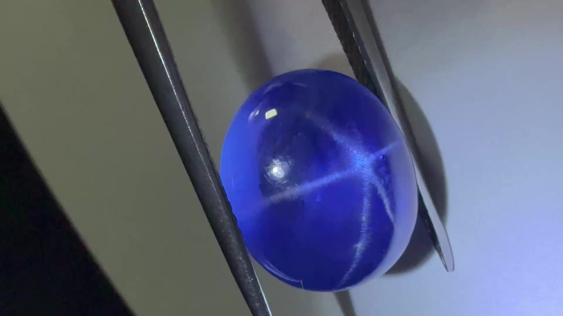 11.27 Carat Blue Oval Sapphire