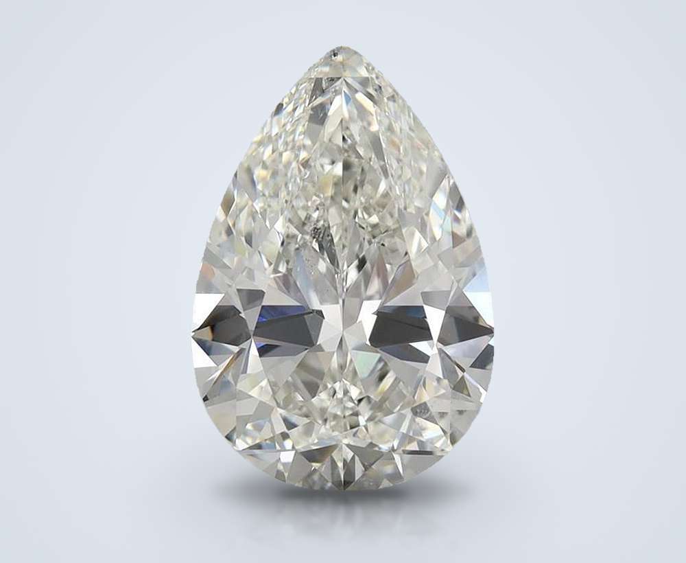 5.00 Carat Pear Natural Diamond