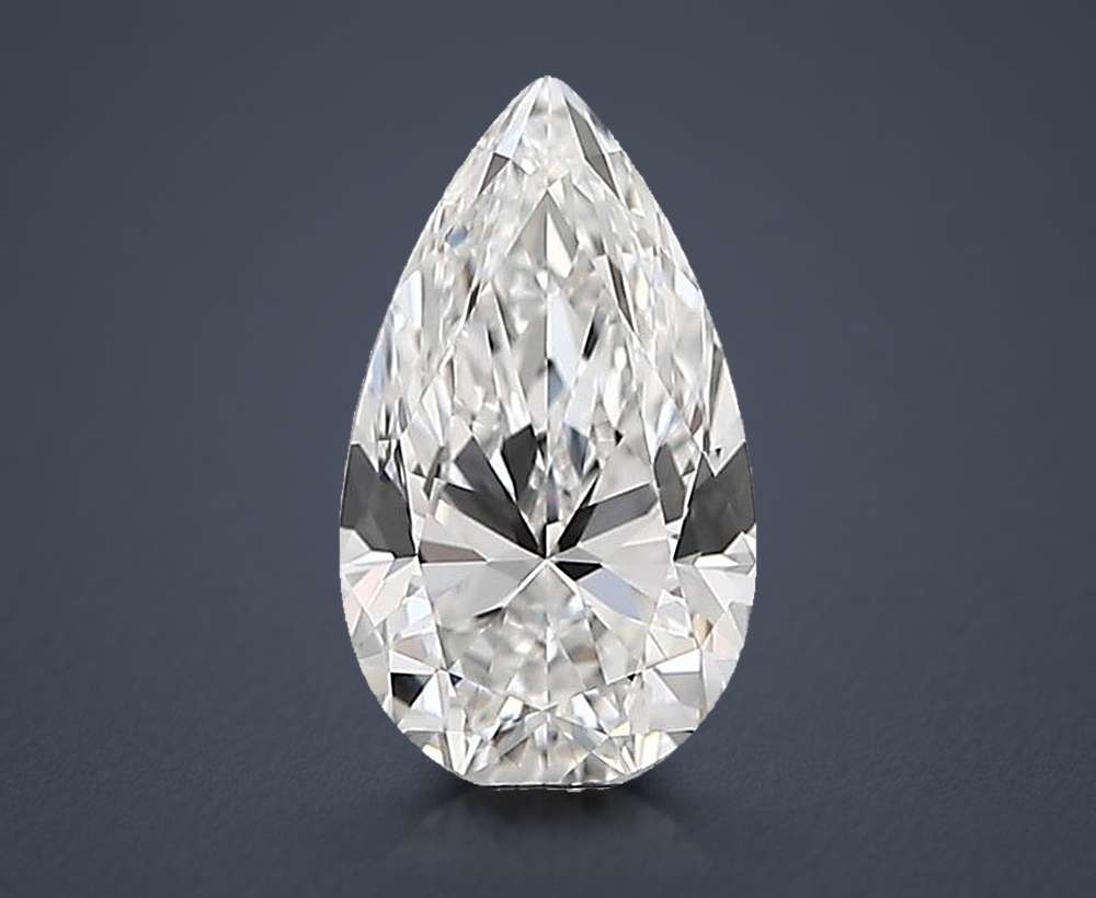 1.70 Carat Pear Natural Diamond