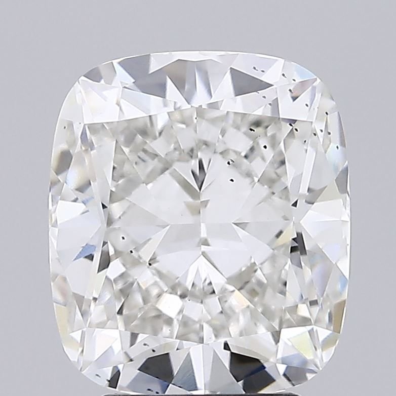 3.69ct G SI1 Rare Carat Ideal Cut Cushion Lab Grown Diamond