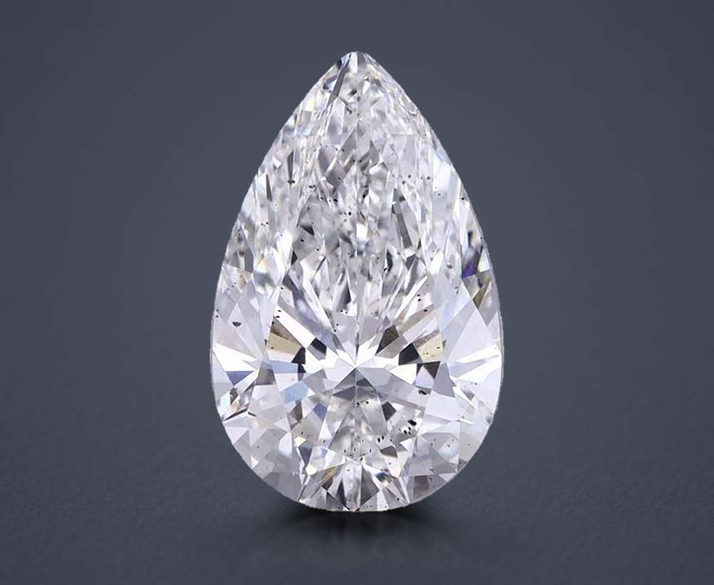3.43 Carat Pear Lab Diamond