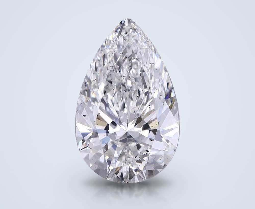 3.43 Carat Pear Lab Diamond