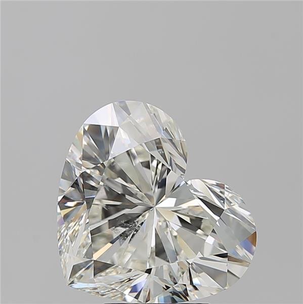 5.08ct J SI2 Rare Carat Ideal Cut Heart Diamond