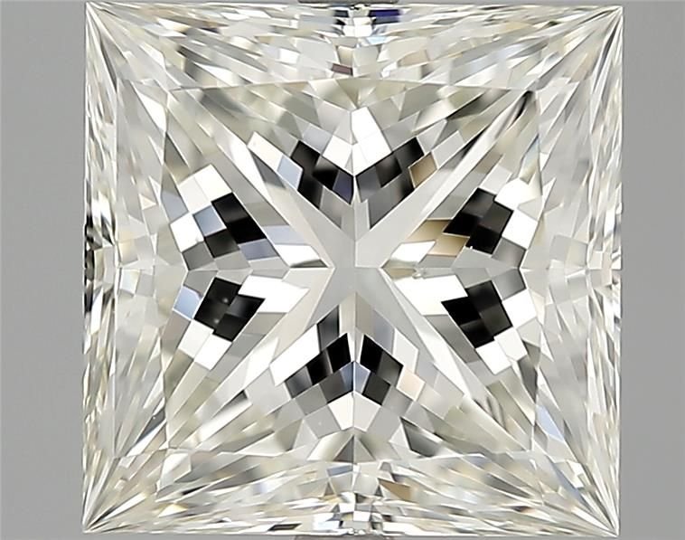 5.03ct K VS2 Rare Carat Ideal Cut Princess Diamond