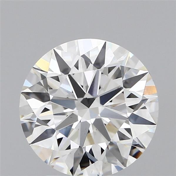 2.45ct G VS2 Rare Carat Ideal Cut Round Lab Grown Diamond