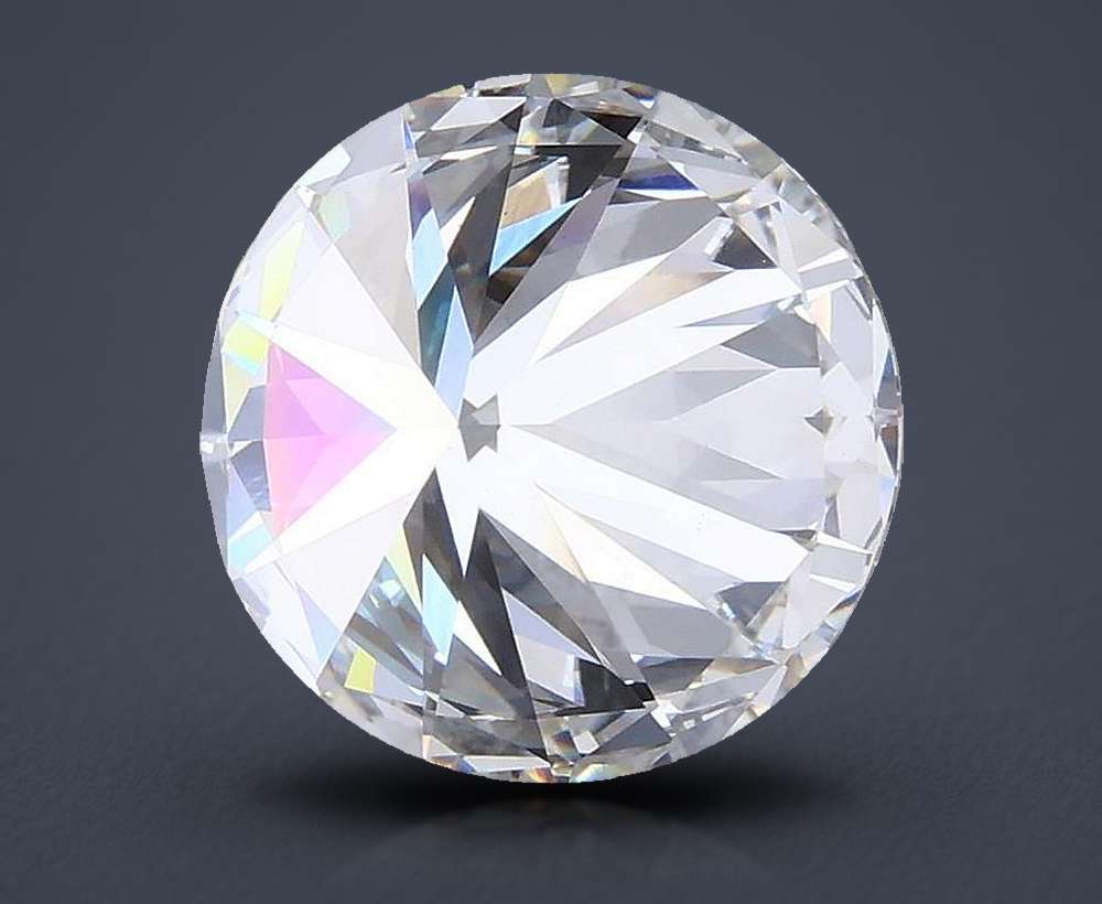 3.72 Carat Round Lab Diamond