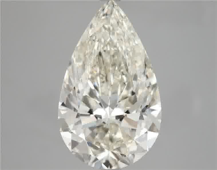 5.01ct K VS1 Rare Carat Ideal Cut Pear Diamond