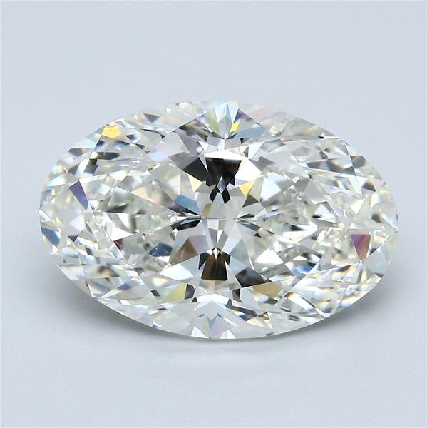 6.02ct J SI1 Very Good Cut Oval Diamond