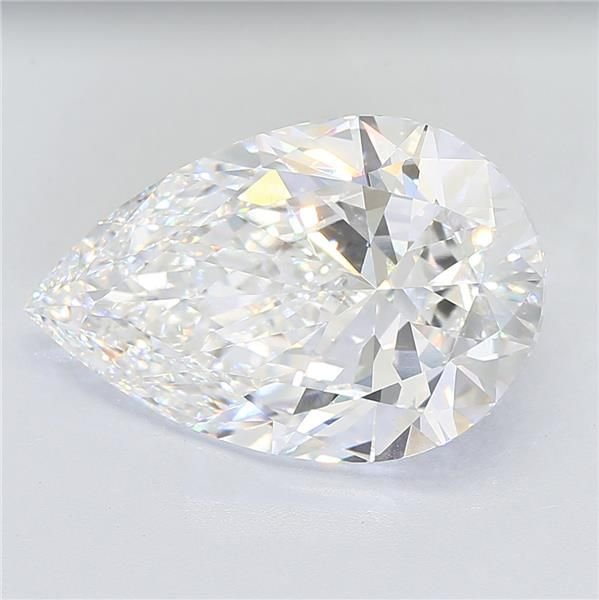 14.03ct F VVS2 Very Good Cut Pear Lab Grown Diamond