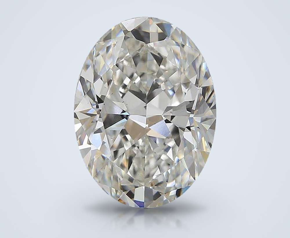3.86 Carat Oval Lab Diamond