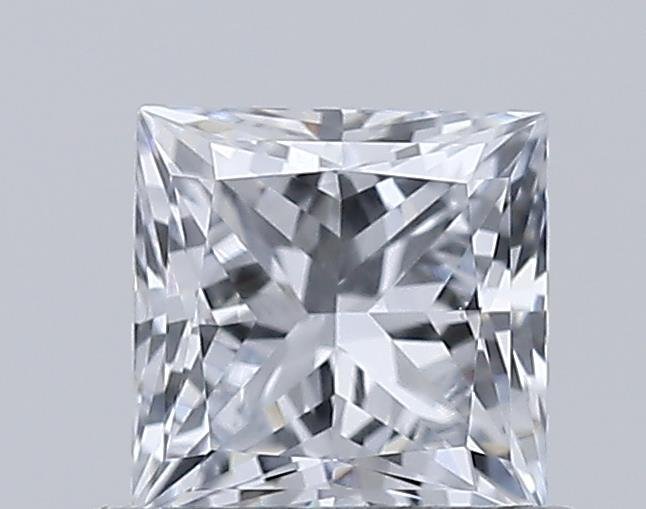 0.61ct E VVS2 Rare Carat Ideal Cut Princess Lab Grown Diamond