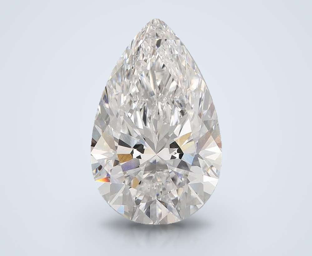 3.75 Carat Pear Lab Diamond