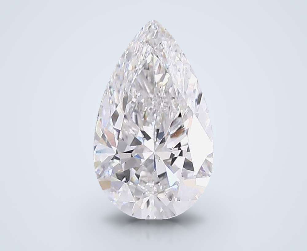 7.05 Carat Pear Lab Diamond