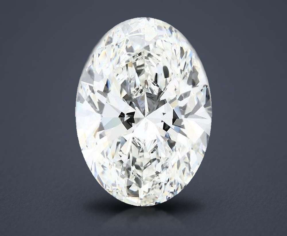 11.09 Carat Oval Lab Diamond