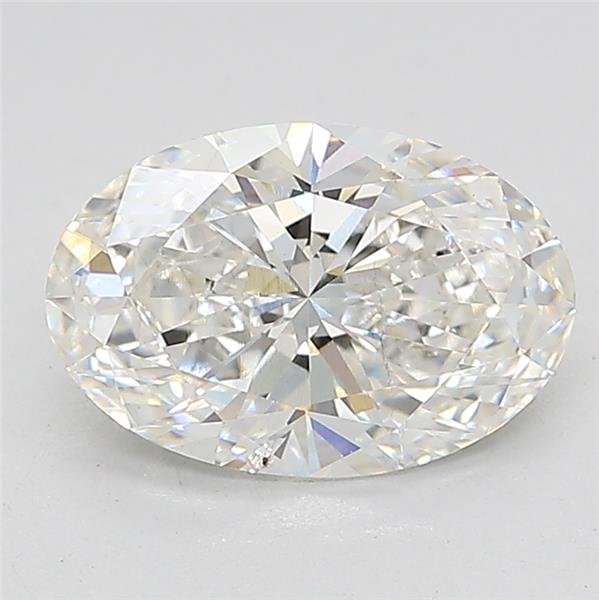 1.69ct F SI1 Rare Carat Ideal Cut Oval Lab Grown Diamond