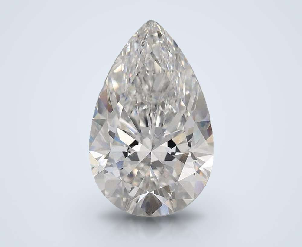 4.41 Carat Pear Lab Diamond